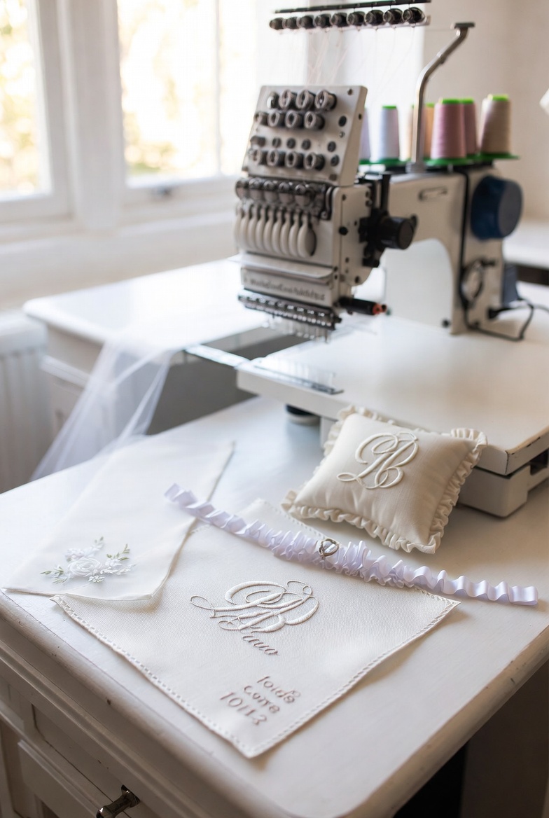 Grace Bridal Embroidery — wedding monograms using StitchFast PES files